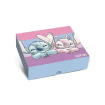 Caixa de Presente Stitch Com Tampa e Fundo P 17cm X 4,5cm X 13,5cm Sweet Cromus Com 10 Unidades