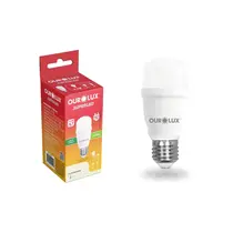 Lâmpada de LED 9W Mini T Branca Fria 6500K E27 Superled Ourolux