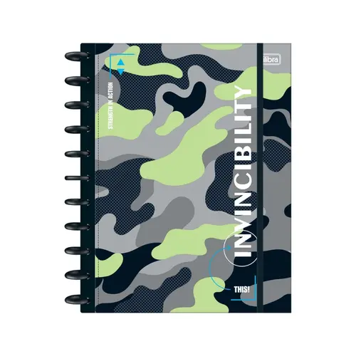 CADERNO COLEGIAL TILIDISCO 160FL DESTACAVEIS 90G TILIBRA HIDE