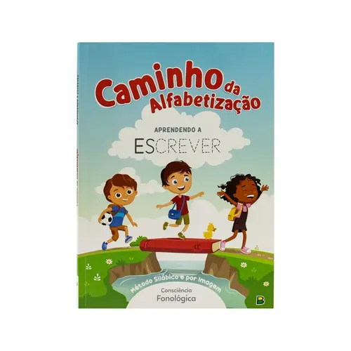 Livro Infantil Caminho da Alfabetização Aprendendo a Escrever