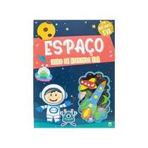 Livro Infantil Atividades Espaço Com Adesivos EVA Brasileitura