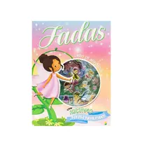 Livro Infantil Atividades Fadas Com Adesivos Metalizados Brasileitura