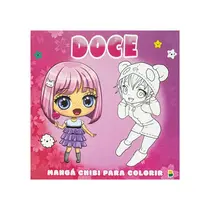 Livro Infantil de Colorir Manga Chibi Doce Brasileitura