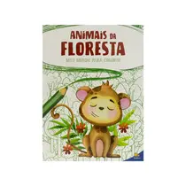 Livro Infantil de Colorir Meu Mundo Animais da Floresta