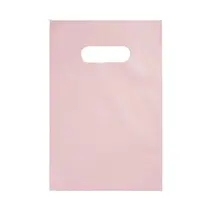 SACOLA BOCA DE PALHACO PE 16CMX20CM INOVEN ROSA 50UN 10 PCT