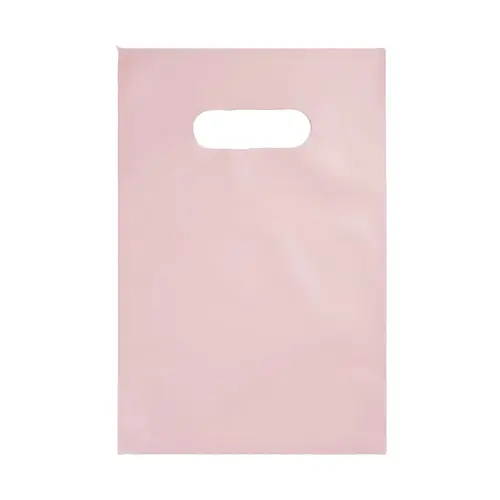 SACOLA BOCA DE PALHACO PE 20CMX30CM INOVEN ROSA 50UN 10 PCT