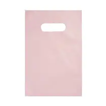 SACOLA BOCA DE PALHACO PE 20CMX30CM INOVEN ROSA 50UN 10 PCT