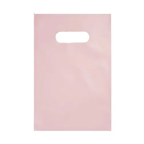 SACOLA BOCA DE PALHACO PE 30CMX40CM INOVEN ROSA 50UN 10 PCT