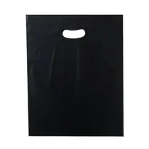 Sacola Boca de Palhaço PE 35cm X 50cm Preta Com 50 Unidades