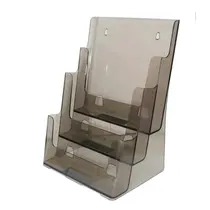 Organizador de Escritório Vertical Triplo Maxcril Fume