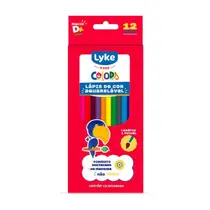 LAPIS COR AQUARELAVEL 12 CORES LYKE