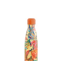 Garrafa Térmica 500ml Glub Glub Cor de Banana Farm