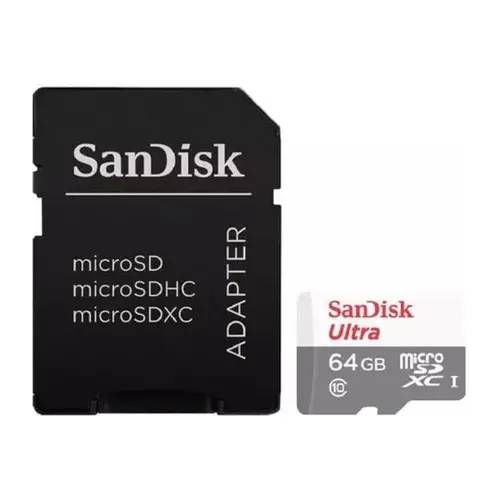 Cartão de Memória Micro SD 64GB Com Adaptador Sandisk