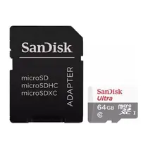 Cartão de Memória Micro SD 64GB Com Adaptador Sandisk