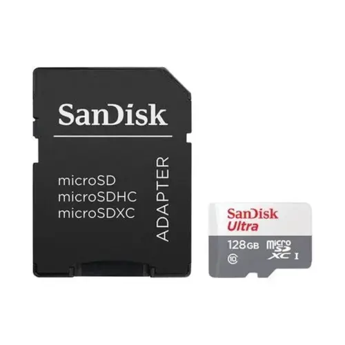 Cartão de Memória Micro SD 128GB Com Adaptador Sandisk