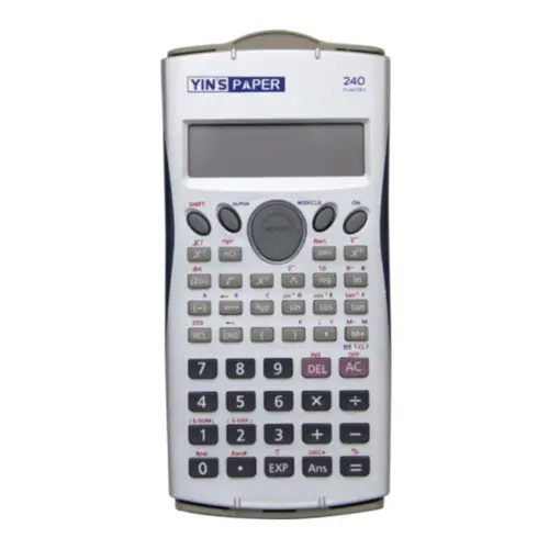 Calculadora Científica 10+2 Dígitos Cinza
