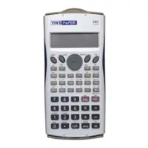 Calculadora Científica 10+2 Dígitos Cinza