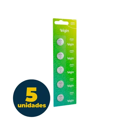 BATERIA LITHIUM BOTAO CR1620 3V ELGIN 5 UN