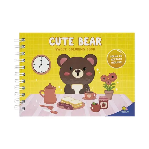 Livro De Colorir Todolivro Cute Bear