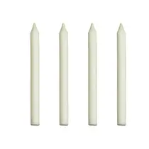 Vela de Aniversário Branca 6cm Palito 10uni