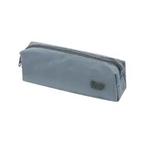 ESTOJO FEM 01 ZIPER BRW NYLON JEANS CINZA
