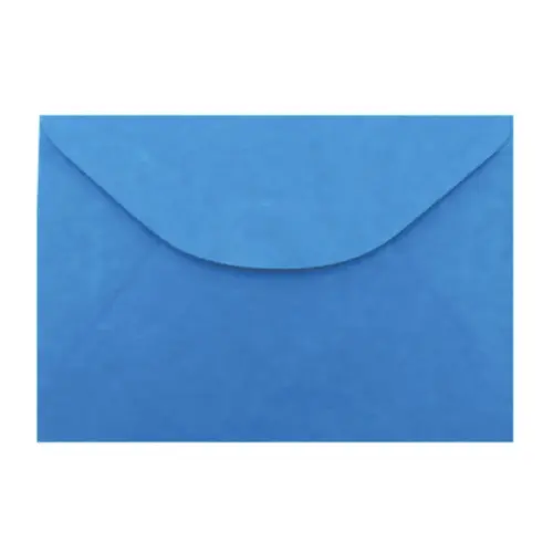 ENVELOPE COLOR PLUS 080MMX115MM 80G VISITA AZUL ROYAL 10 UN 05 PCT