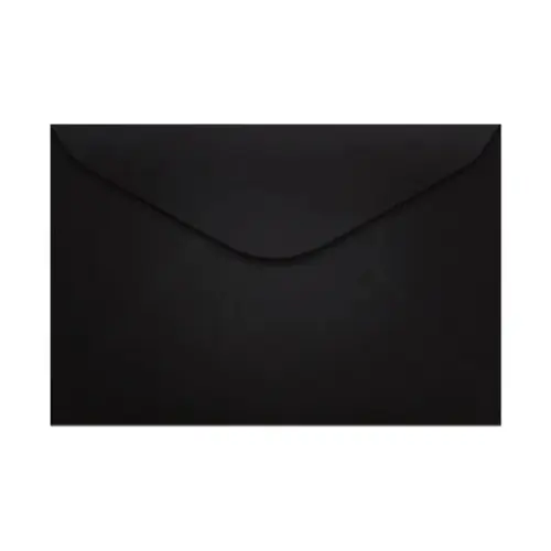 Envelope 114MMX162MM 80g Carta Preto 10un Color Plus