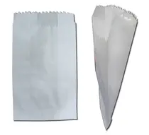 SACO PAPEL BRANCO PIPOCA 10,5CMX21CM SANFONA 0500 UN