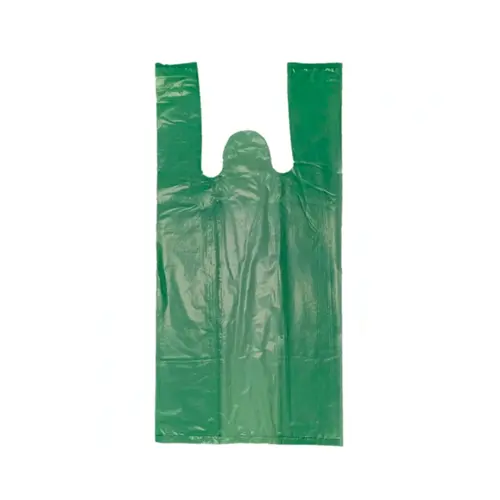 Sacola Plástica Verde 30cm x 40cm Reciclada Pequena 1,5 kg