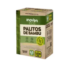 PALITO DENTE BAMBU 1000 UN INOVEN ECO