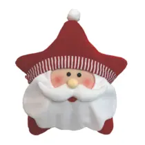 Almofada Decorativa Estrela Papai Noel