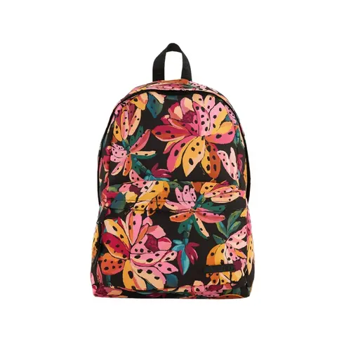 Mochila Xódo Flor de Banana Preta Farm