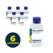 SOLVENTE 100ML ACRILEX 6 UN