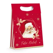 Caixa Presente Plus M 22CMX9CMX32CM Cromus Noel Natalino