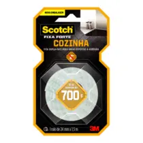 Fita Dupla Face Espuma 24MMX1,5M Fixa Forte Cozinha Scotch
