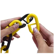 Corrente Plastica Sinalização 63MMX34MMX9MM Elo Montável 2m