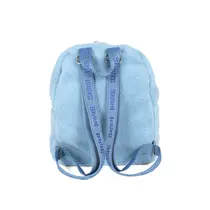 Mochila Infantil Luxcel Stitch Pelúcia Azul BS76024SC