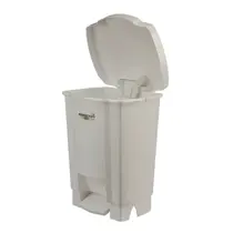 Cesto de Lixo Plástico com Pedal 17 Litros Perfect Pro Branco