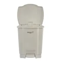 Cesto de Lixo Plástico com Pedal 35 Litros Perfect Pro Branco