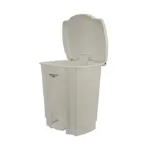 Cesto de Lixo Plástico com Pedal 35 Litros Perfect Pro Branco