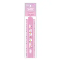 REGUA PLAST 30CM TILIBRA DOBRAVEL 30CM/15CM UNICORNIO