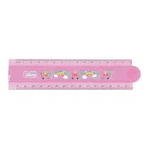 REGUA PLAST 30CM TILIBRA DOBRAVEL 30CM/15CM UNICORNIO