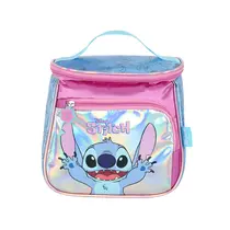Lancheira Escolar Luxcel Stitch Azul LA42413SC
