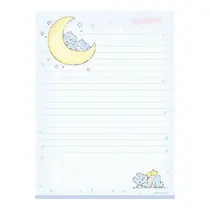 Papel de Carta Bloco 179x241mm Animativa 50 Folhas Ursinhos Carinhosos