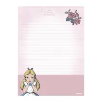 Papel de Carta Bloco 179X241mm 48 Folhas Animativa Alice no País das Maravilhas