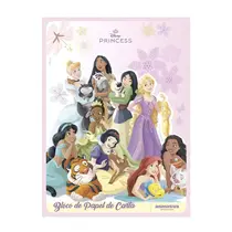 Papel de Carta Bloco 179x241mm 48 Folhas Animativa Princesas