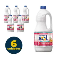 ALVEJANTE AGUA SANITARIA 02L GIRANDO SOL CLORO ATIVO FLORAL 6 UN