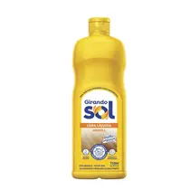 Cera Liquida para Piso Girando Sol Amarela 750ml