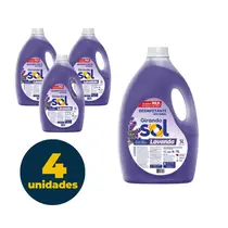 Desinfetante Girando Sol Lavanda 5L com 4 Unidades