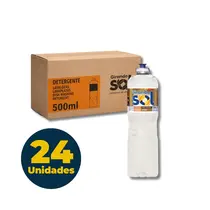 Detergente Liquido 500ML Coco Girando Sol com 24 Unidades